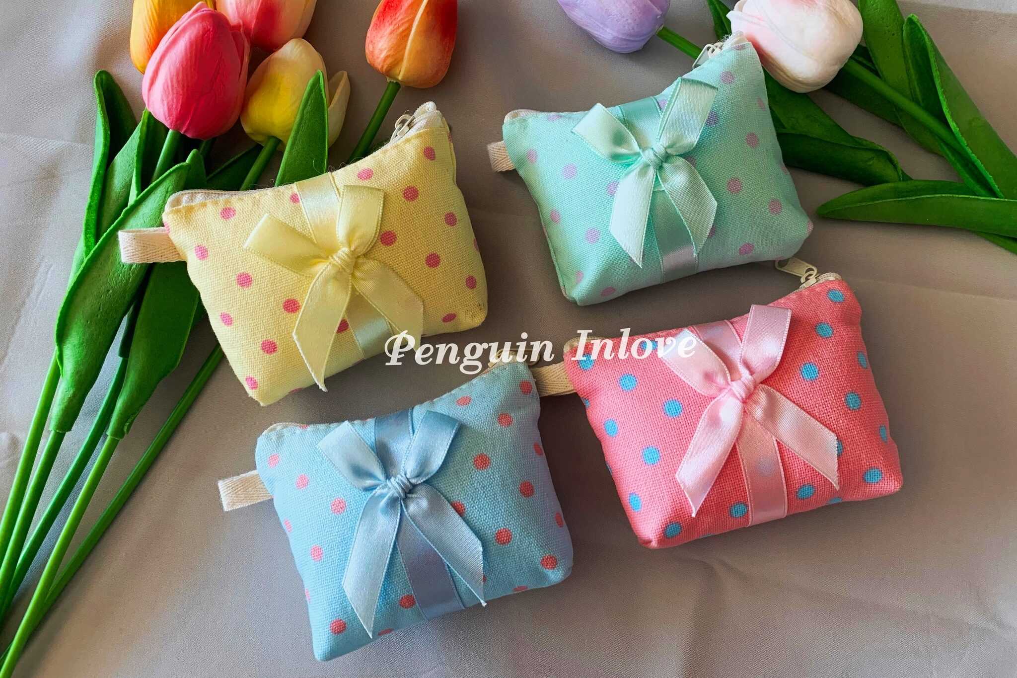 ของชำร่วย กระเป๋าผ้าแคนวาสลายจุด