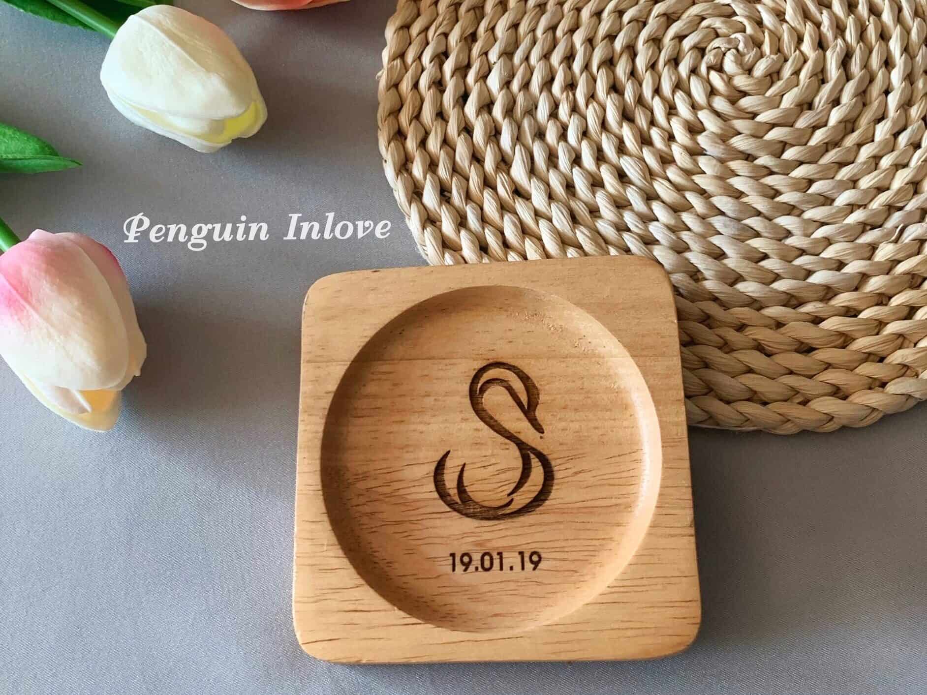 ของชำร่วย ที่รองแก้วไม้