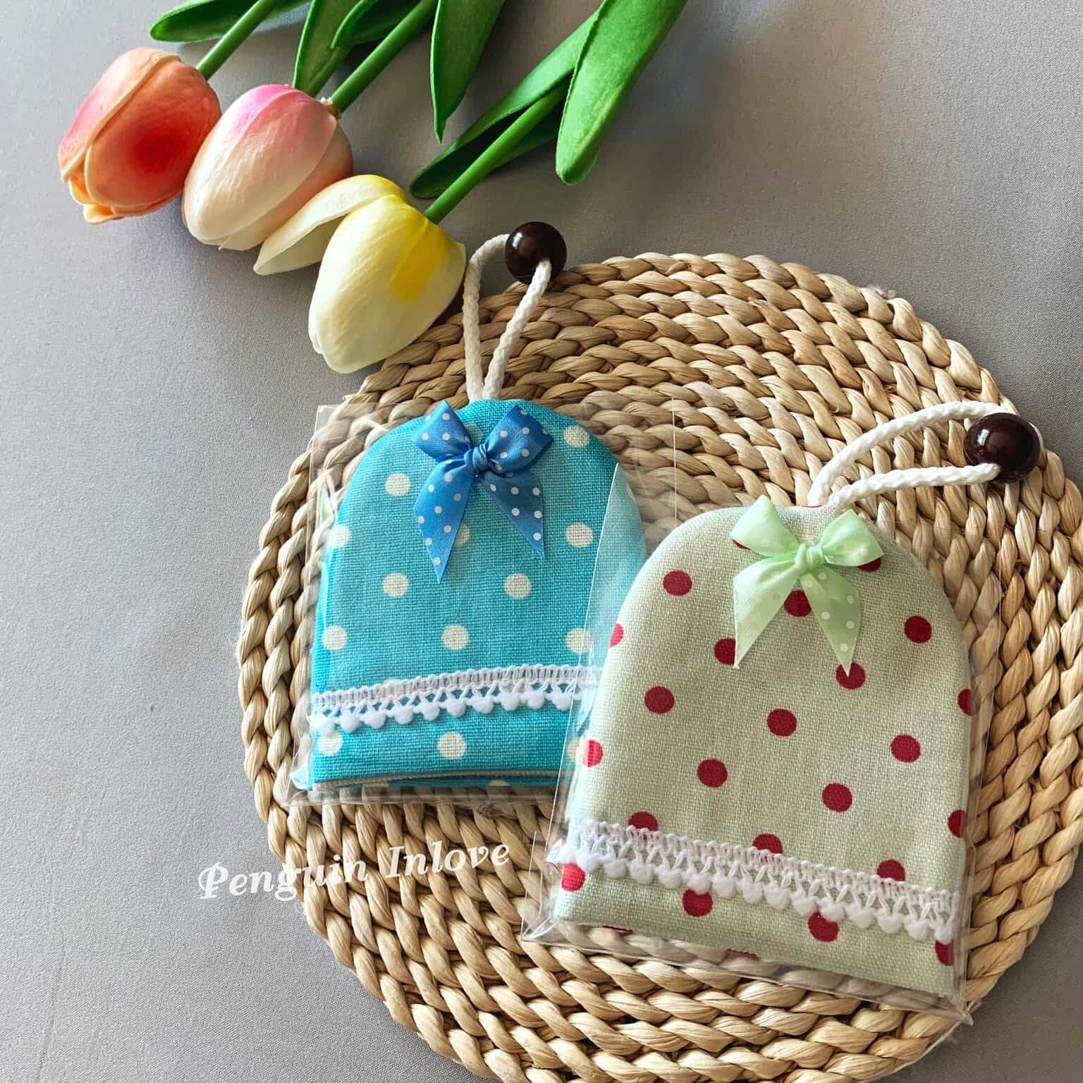 ของชำร่วย ที่ใส่พวงกุญแจ ลายจุด